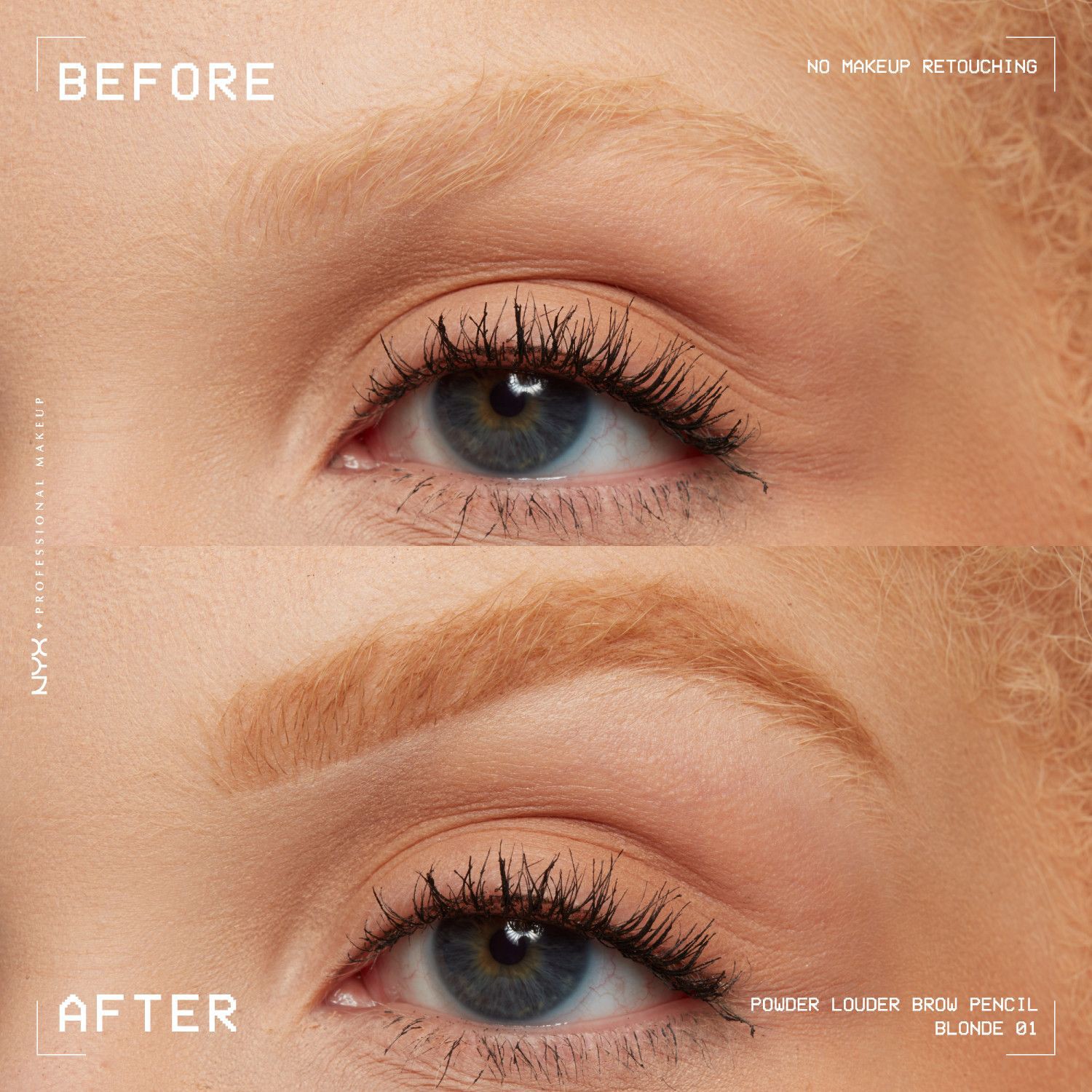 slide 10 of 14, NYX Professional Makeup Nyx Powder Louder Brow Pencil, Blonde, 04 oz