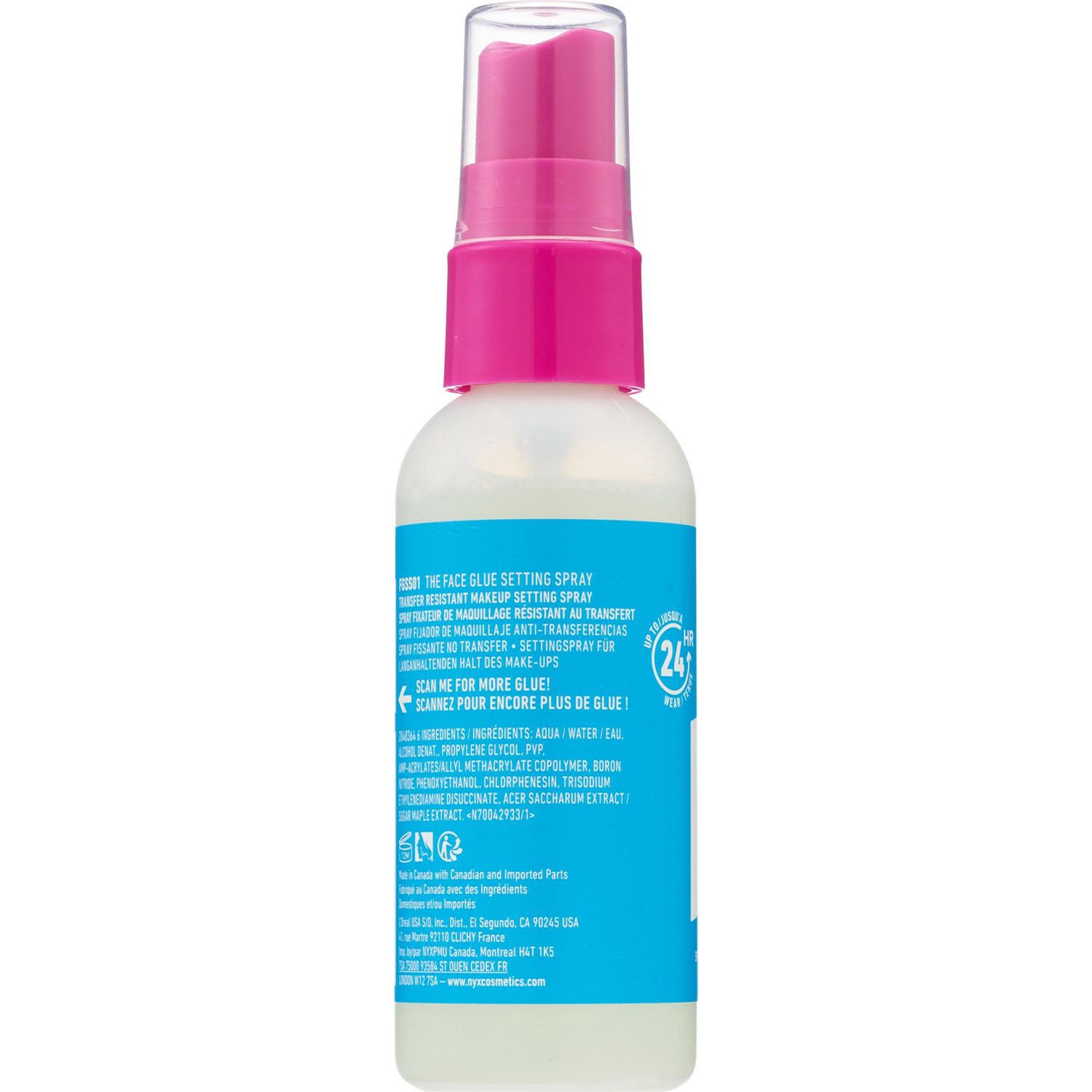 slide 2 of 4, NYX The Face Glue Setting Spray, 1 ct