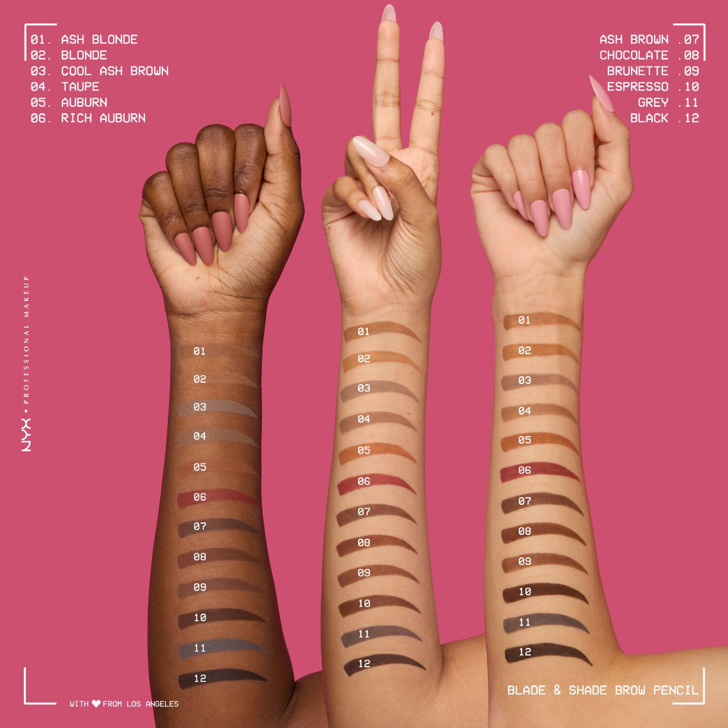 slide 9 of 10, NYX Blade N Shade Ash Brown, 1 ct