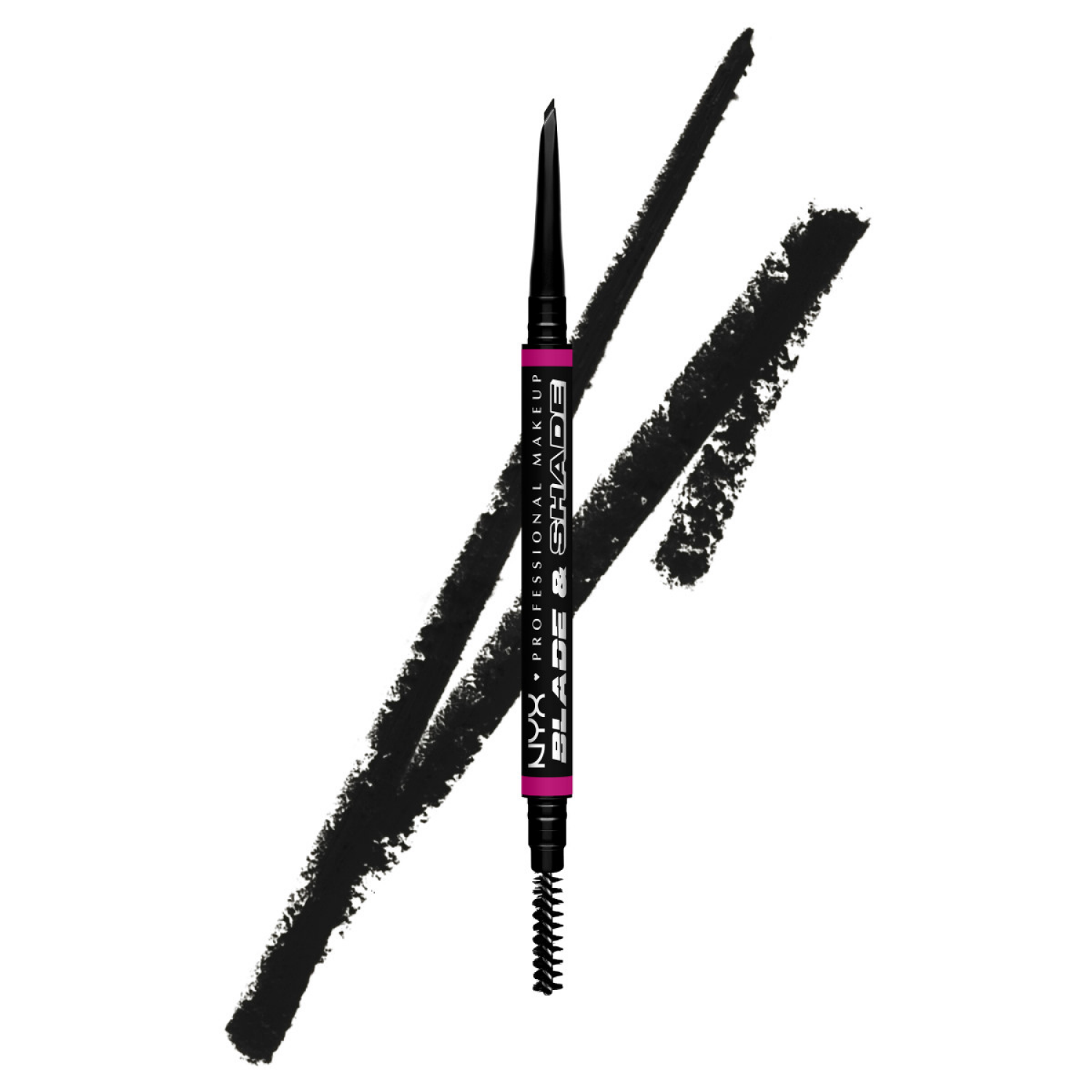 slide 4 of 5, Nyx Professional Makeup Nyx Micro Fine Brow Pencil Black, 1 ct