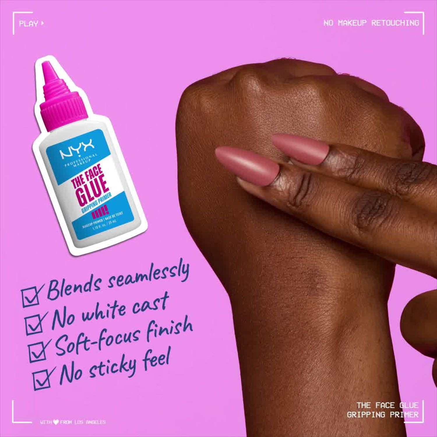 slide 8 of 9, NYX The Face Glue Primer, 1 ct