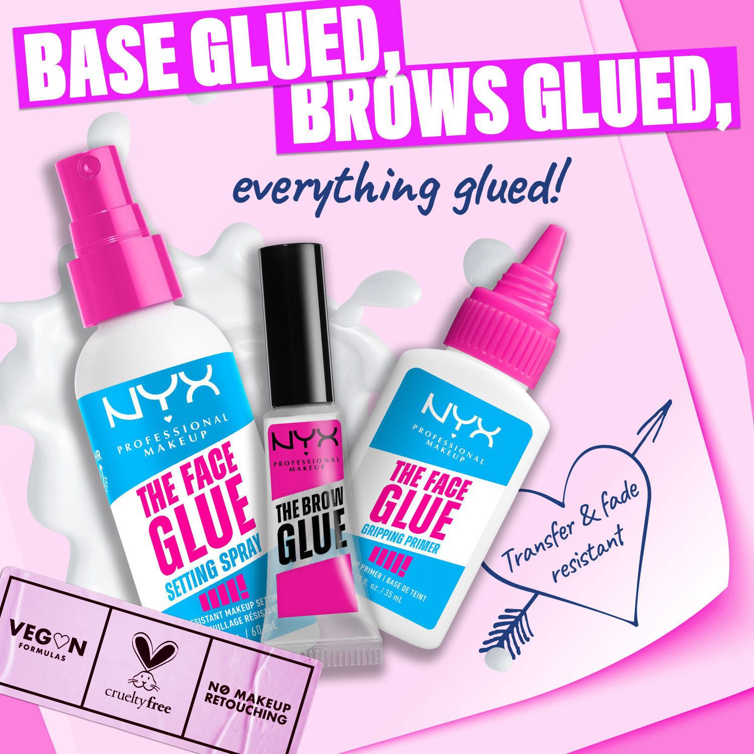 slide 9 of 9, NYX The Face Glue Primer, 1 ct