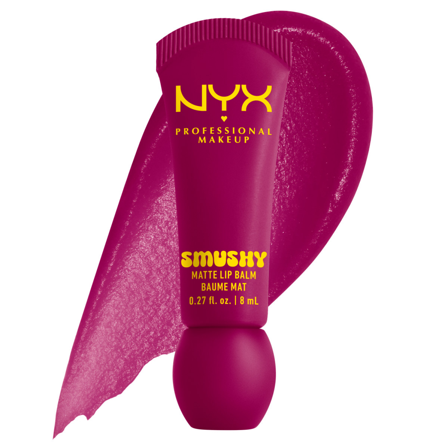 slide 1 of 5, NYX Professional Makeup Matte NYX Professional Makeup Smushy Matte Lip Balm, Silly Sippin', Silly Sippin', 0.27 fl oz, 0.27 fl oz