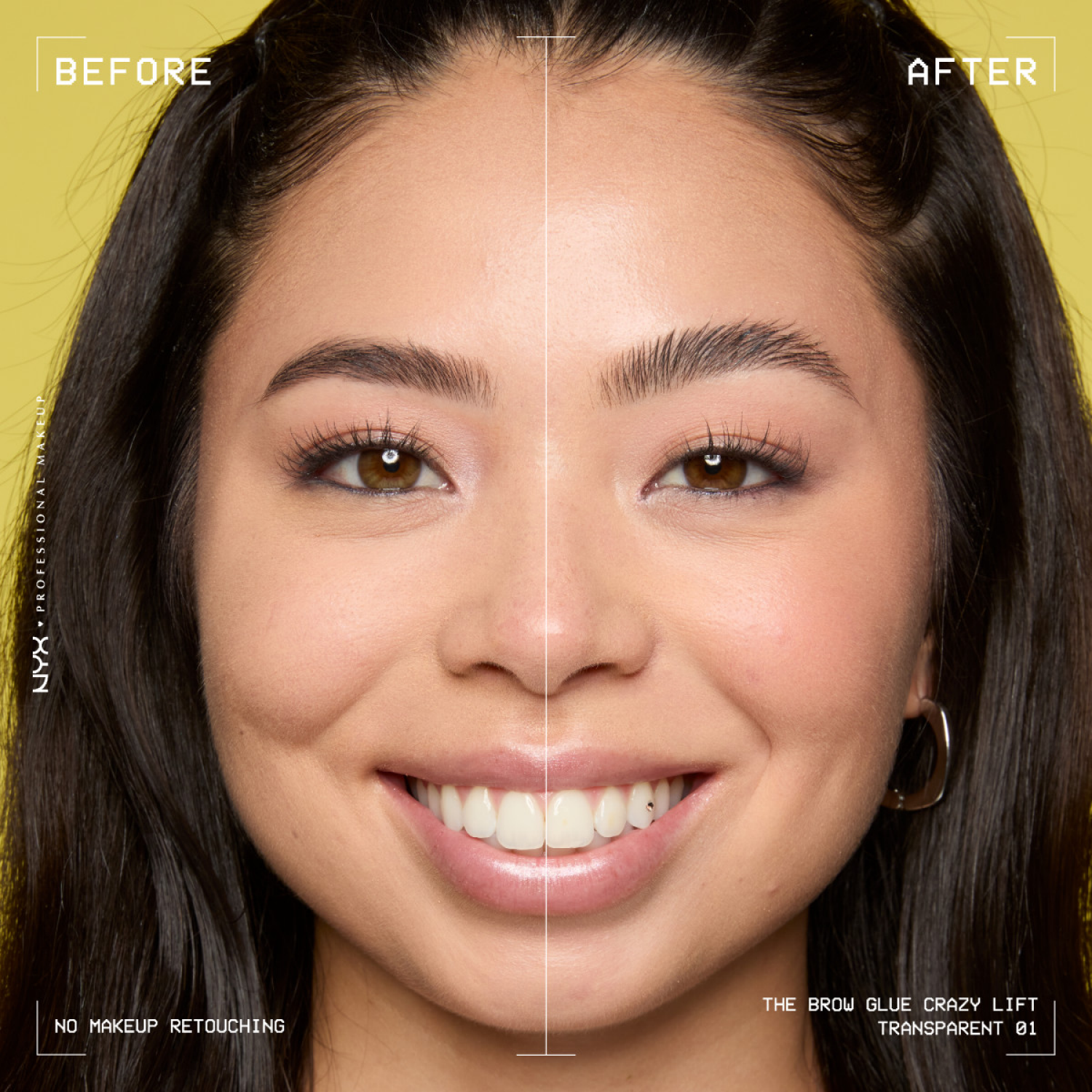 slide 5 of 5, NYX Professional Makeup The Brow Glue Crazy Lift Eyebrow Gel - 0.23 fl oz, 0.23 fl oz