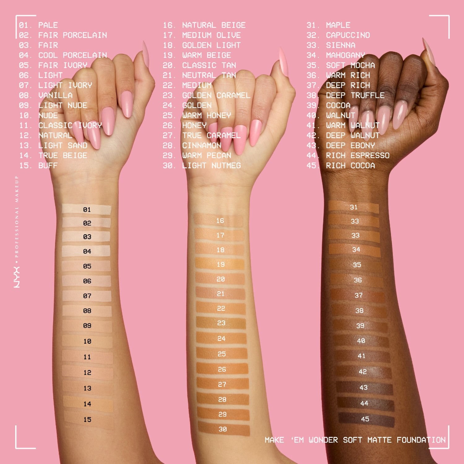 slide 11 of 14, NYX Professional Makeup Make Em Wndr Fndation Natural Beige, 0.84 oz