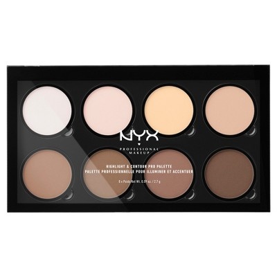 slide 1 of 9, NYX Professional Makeup Highlight & Contour Pro Palette, 0.09 oz