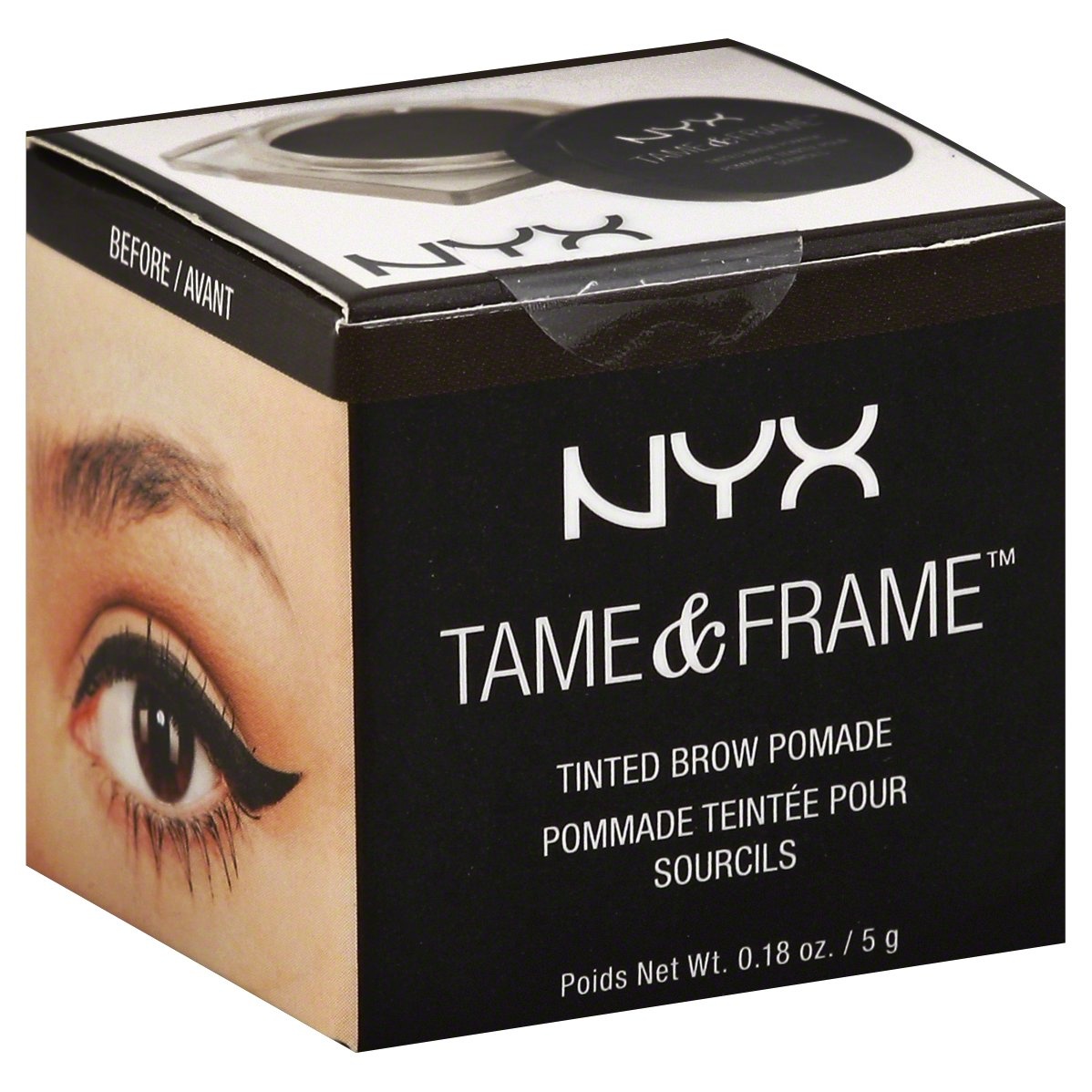 slide 1 of 4, NYX Professional Makeup Tame & Frame Tinted Brow Pomade Espresso, 0.18 oz