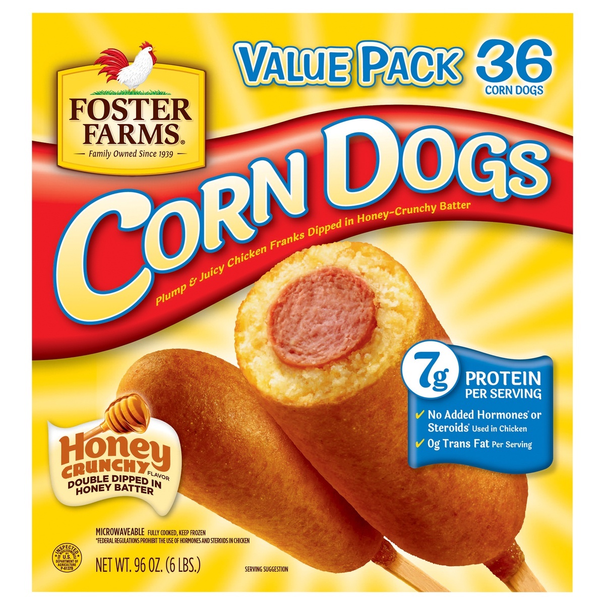 slide 1 of 1, Foster Farms Corn Dogs, 36 ct; 96 oz