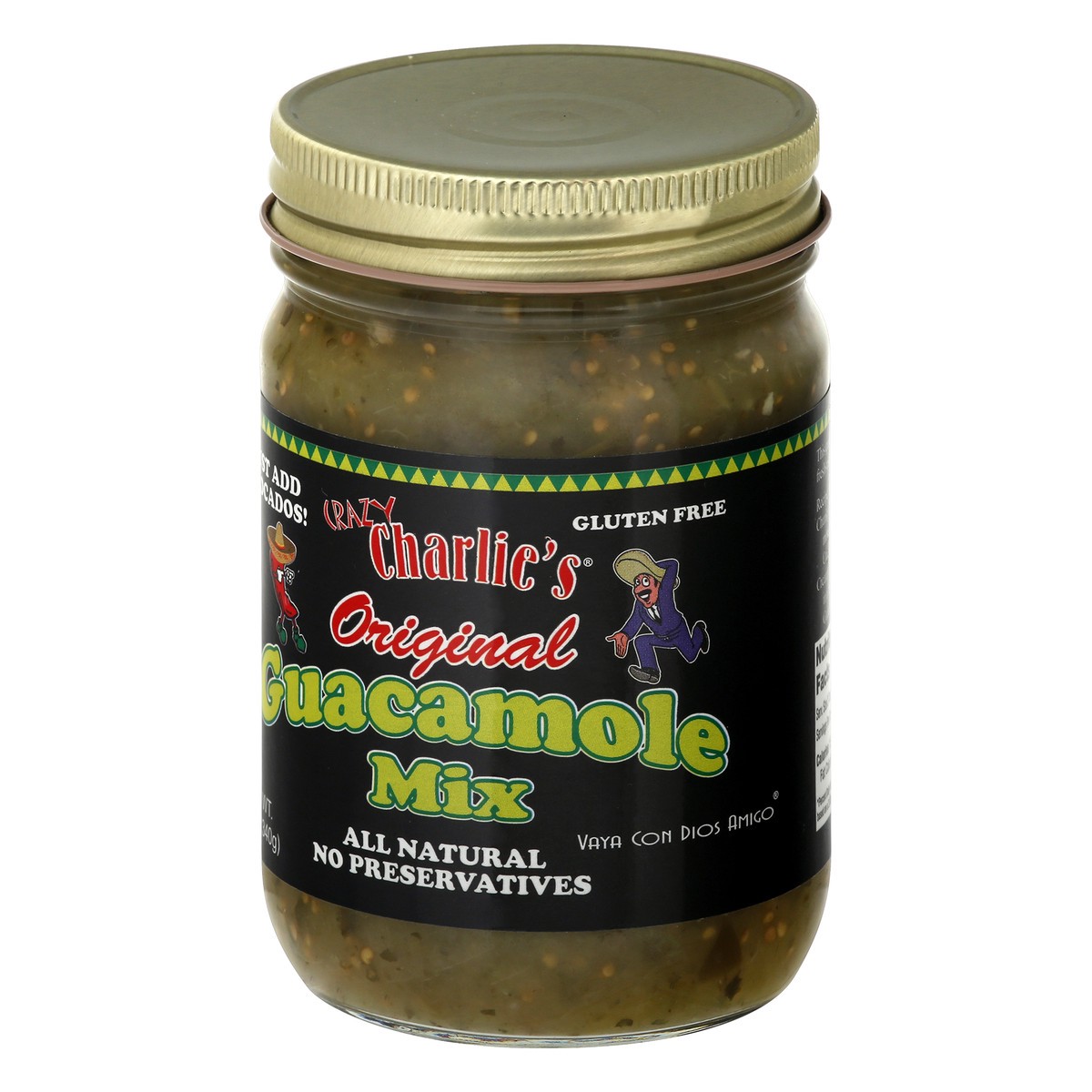 slide 13 of 13, Crazy Charlies Original Guacamole Mix 12 oz, 12 oz