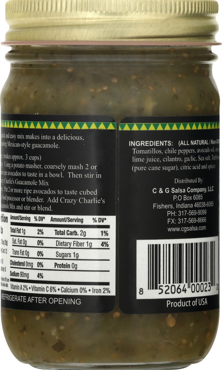 slide 12 of 13, Crazy Charlies Original Guacamole Mix 12 oz, 12 oz