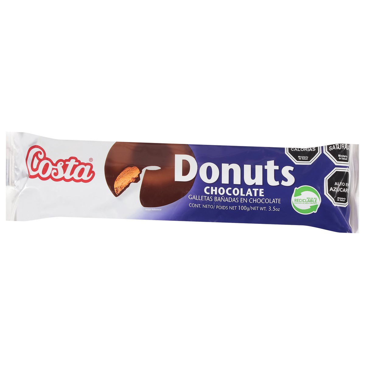 slide 9 of 9, Costa Chocolate Donuts 3.5 oz, 3.5 oz