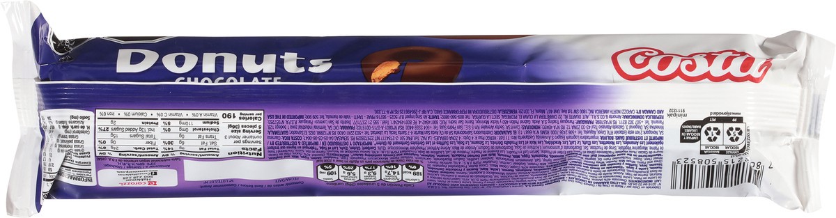 slide 4 of 9, Costa Chocolate Donuts 3.5 oz, 3.5 oz