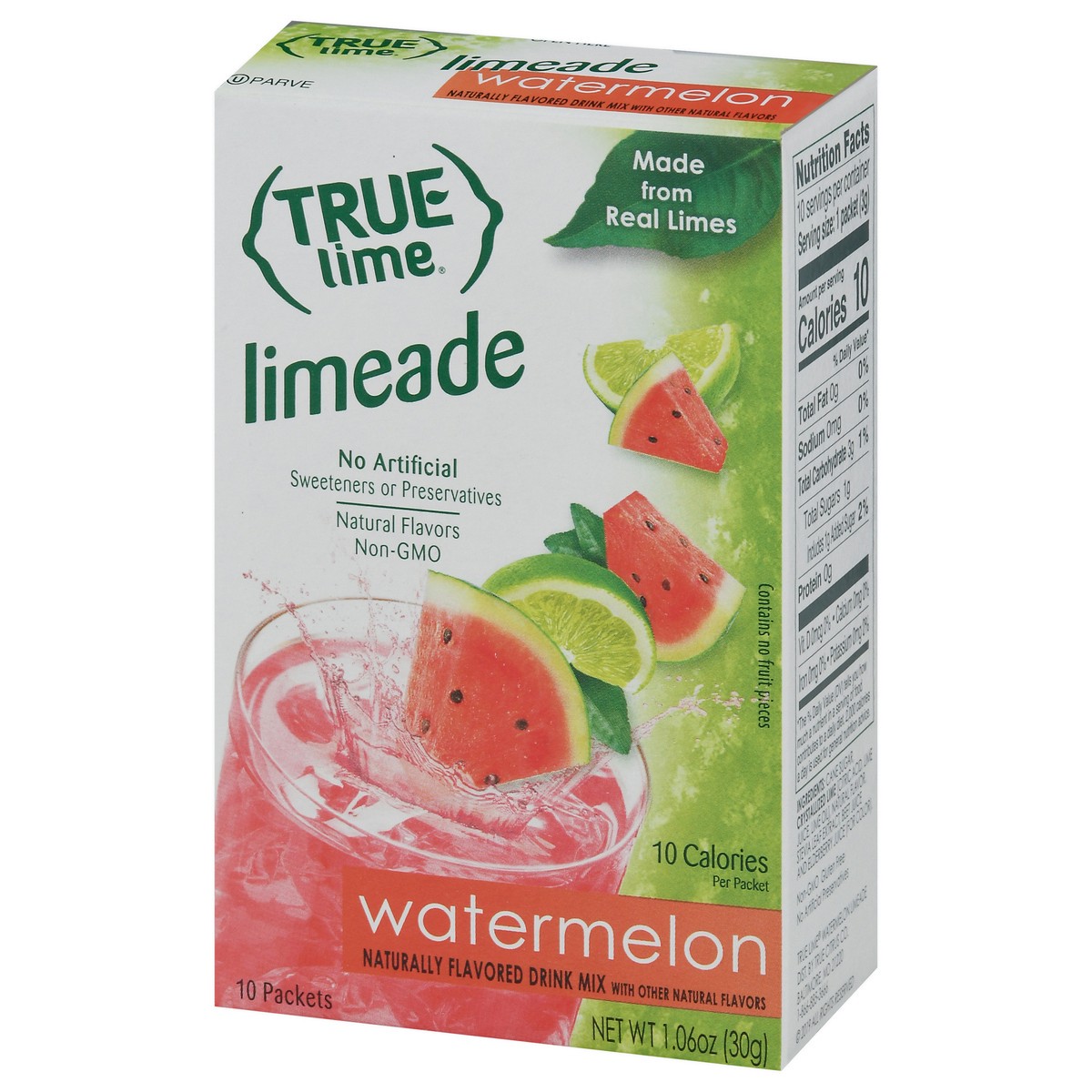 slide 7 of 11, True Lime Limeade Watermelon Drink Mix Packets 10 ea, 10 ct