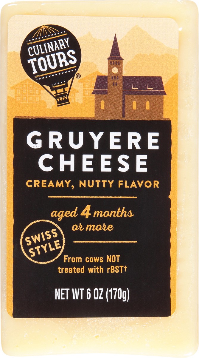 slide 7 of 9, Culinary Tours Swiss Style Gruyere Cheese 6 oz, 6 oz