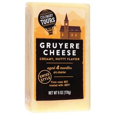 slide 1 of 1, Culinary Tours Gruyere Swiss Style Cheese, 6 oz