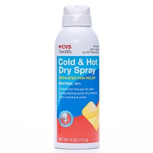 slide 1 of 1, CVS Cold & Hot Dry Spray, 1 oz