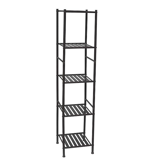 slide 1 of 2, Simply Essential 5-Tier Bath Tower - Oil-Rubbed Bronze, 1 ct