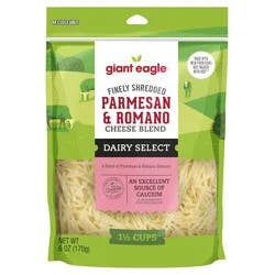 Giant Eagle Fancy Shredded Parmesan & Romano Cheese Blend