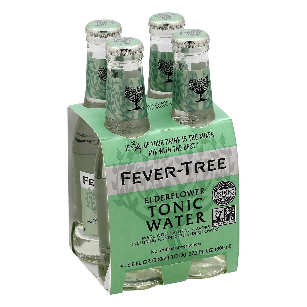 slide 4 of 9, Fever-Tree Elderflower Tonic Water 4x200ml, 4 ct; 200 ml