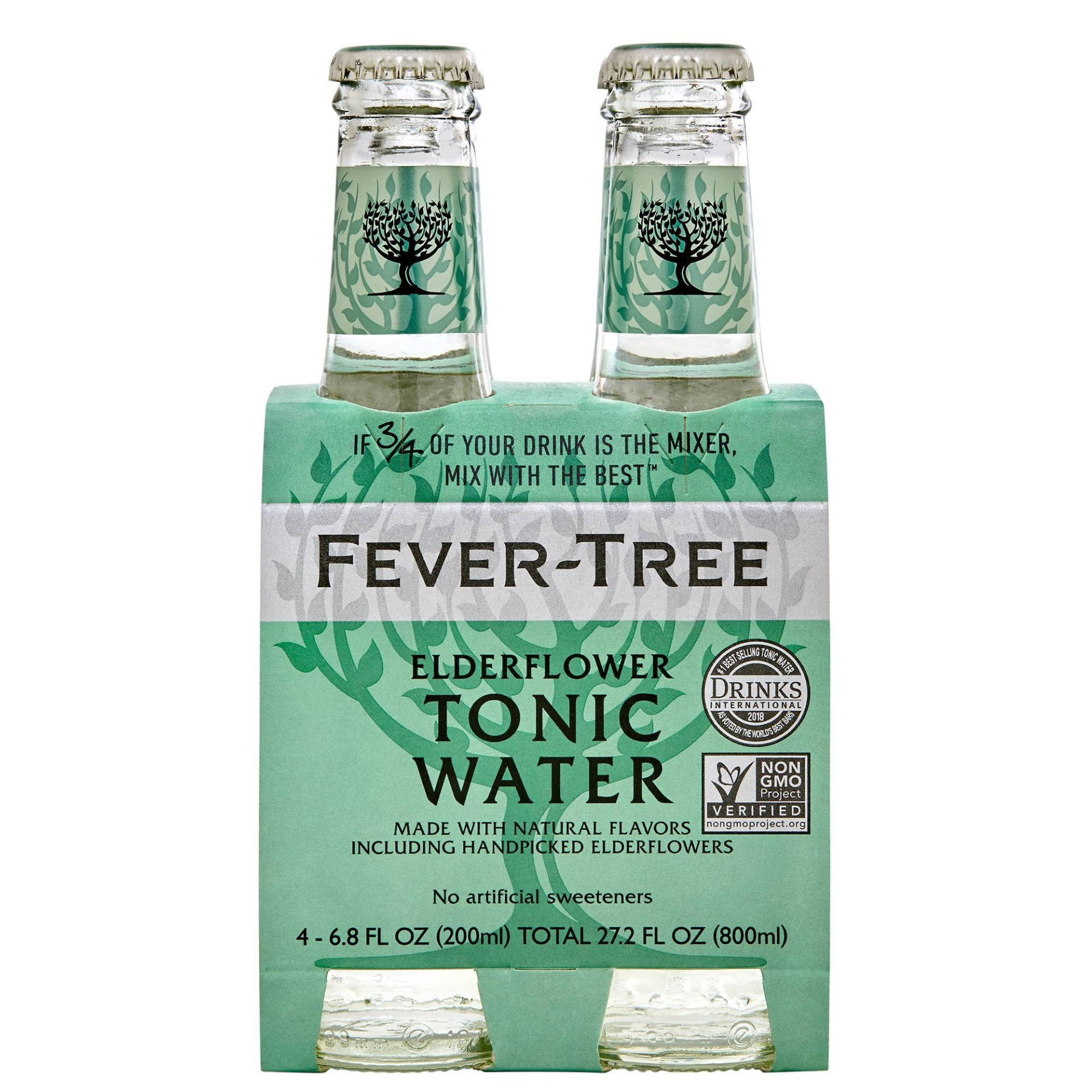 slide 1 of 1, Fever-Tree 4 Pack Elderflower Tonic Water 4 ea, 