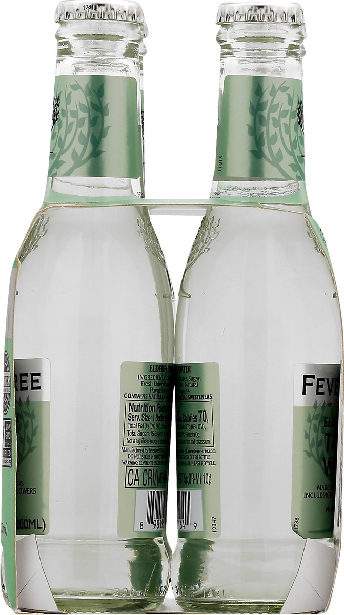 Fever Tree — Elderflower Tonic Water, 8-pack of 5 oz cans