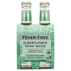 Fever-Tree Elderflower Tonic Water 4x200ml