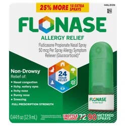 Flonase Non-Drowsy Allergy Relief Nasal Spray, 90 Sprays