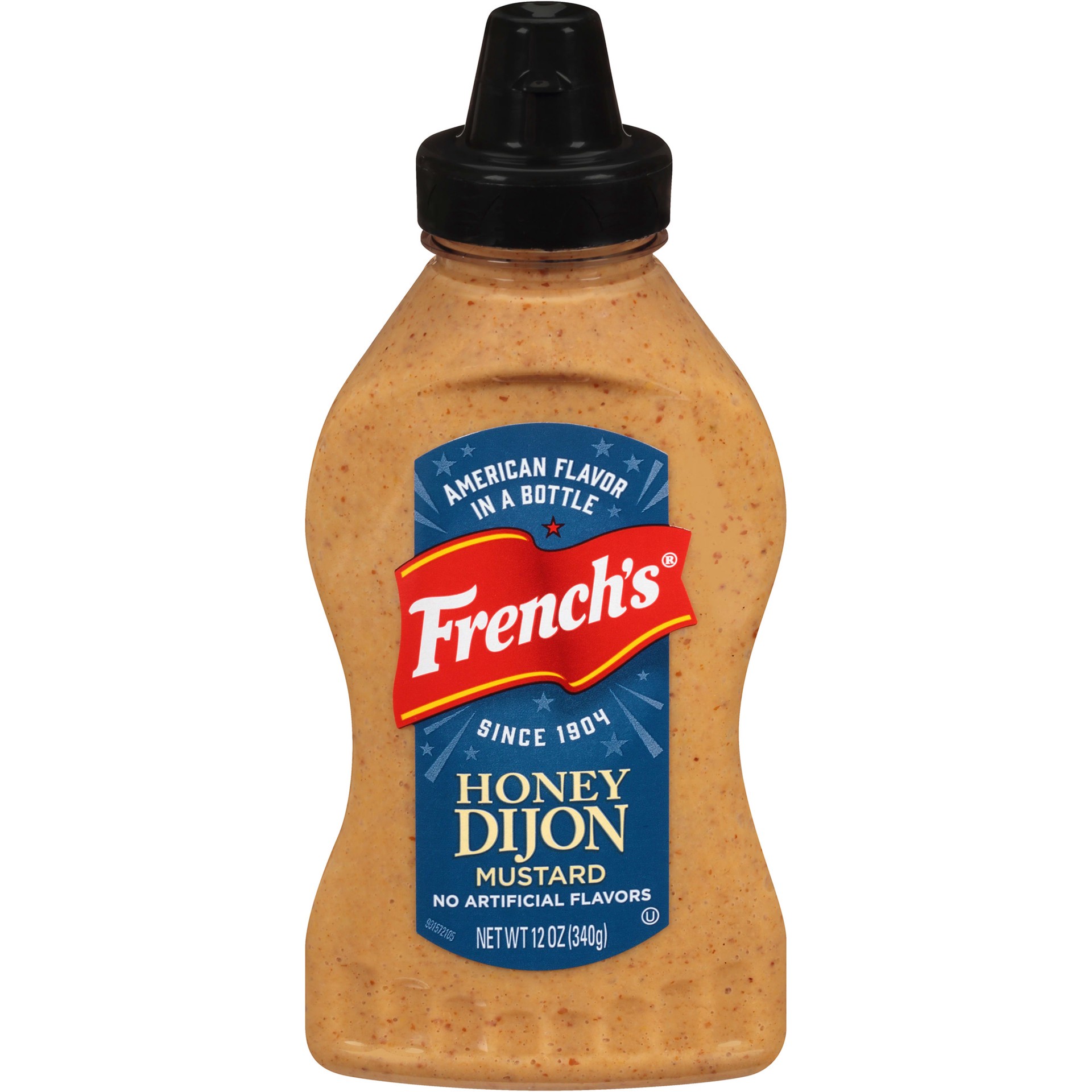 slide 1 of 1, French's Honey Dijon Mustard Squeeze Bottle, 12 oz