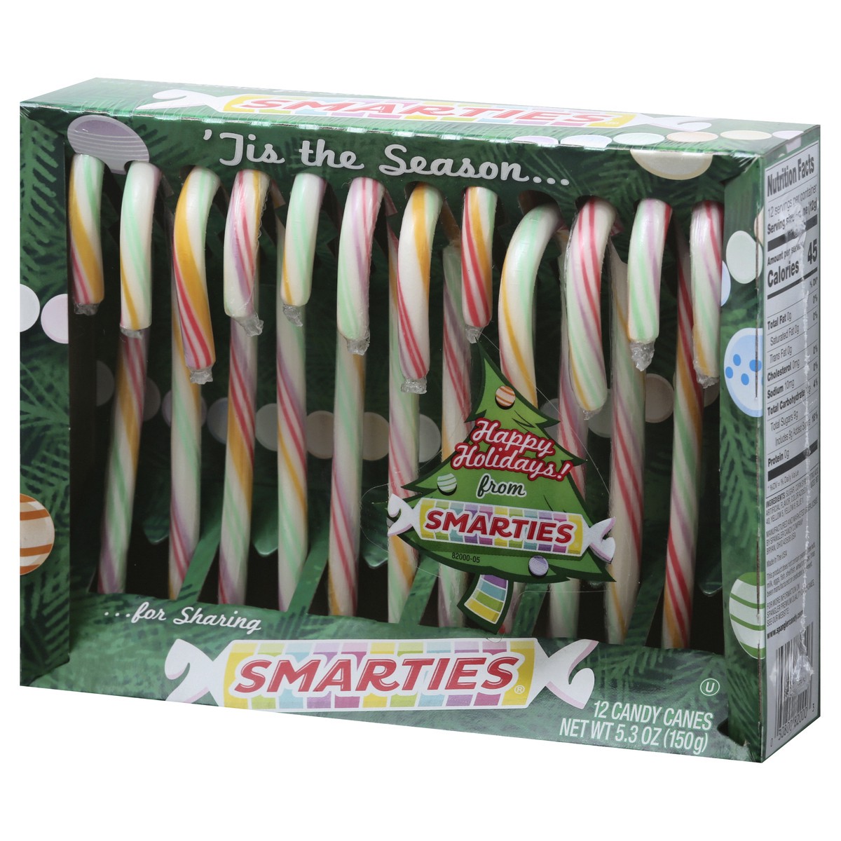 slide 3 of 13, Smarties I/O(C19)Smarties Canes, 12 ct