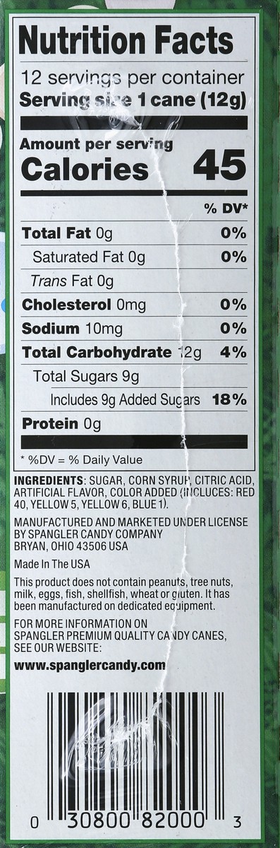 slide 12 of 13, Smarties I/O(C19)Smarties Canes, 12 ct