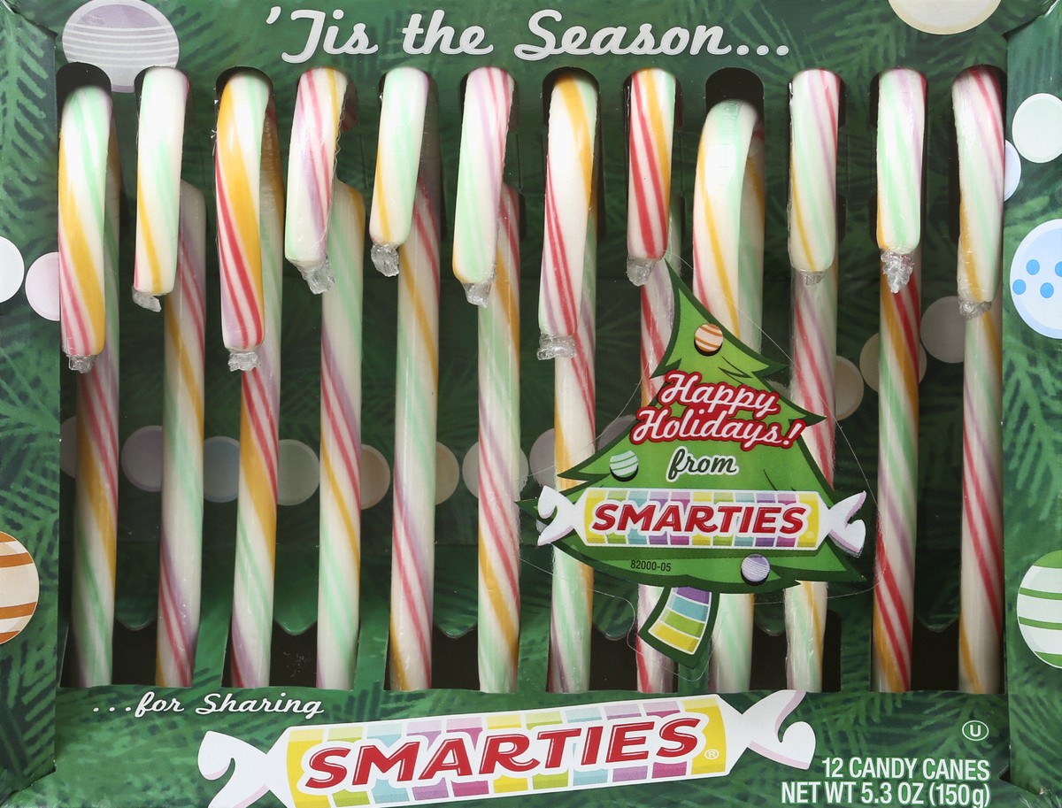 slide 6 of 13, Smarties I/O(C19)Smarties Canes, 12 ct