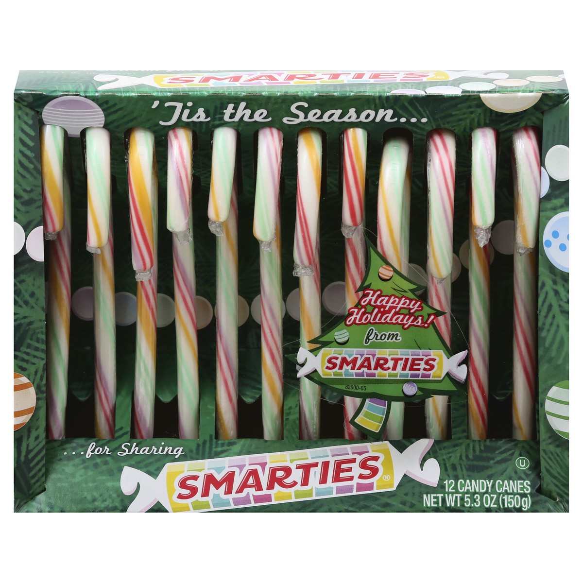 slide 1 of 13, Smarties I/O(C19)Smarties Canes, 12 ct