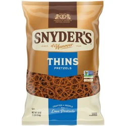 Snyder's of Hanover Thins Pretzels, 16 oz Bag