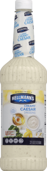 slide 1 of 1, Hellmann's Dressing Creamy Caesar, 32 oz