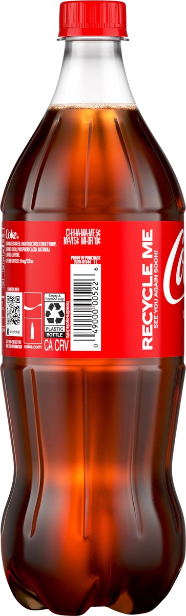 slide 3 of 7, Coca-Cola Soft Drink - 33.8 oz, 33.8 oz