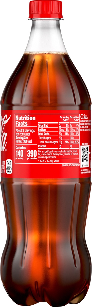 slide 4 of 7, Coca-Cola Soft Drink - 33.8 oz, 33.8 oz