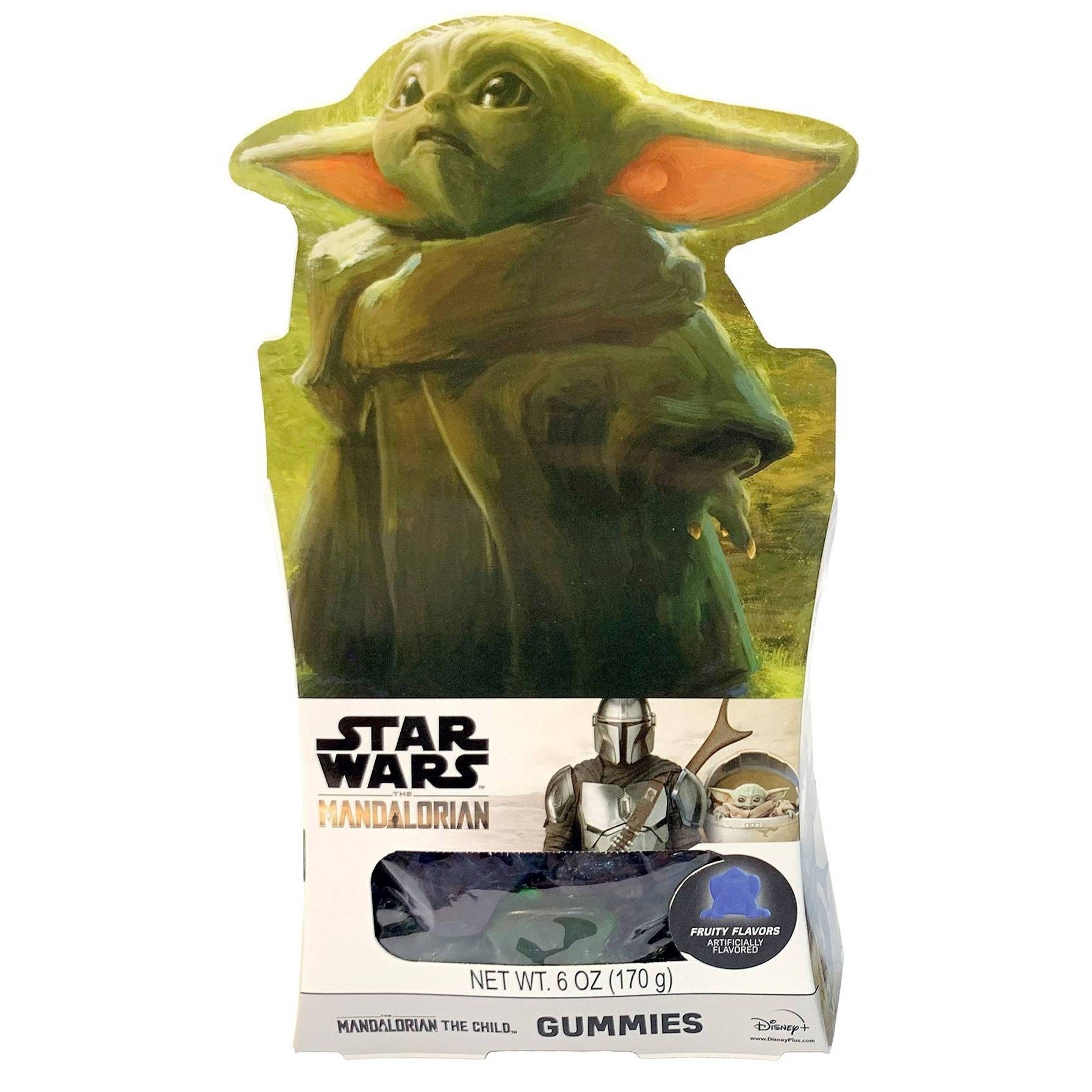 slide 1 of 3, Star Wars Holiday Baby Yoda Gummy Box - 6oz, 6 oz