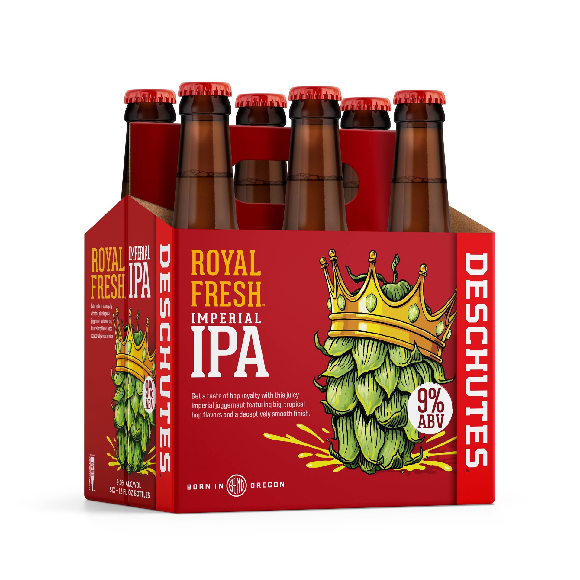 slide 1 of 2, Deschutes Brewery Deschutes Royal Fresh Imperial IPA Beer - 6pk/12 fl oz Bottles, 6 ct; 12 fl oz