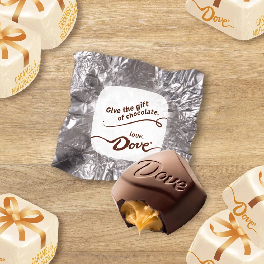 slide 3 of 7, Dove Chocolate Dove Holiday Promises Silky Smooth Caramel & Milk Chocolate - 7.94oz, 7.94 oz