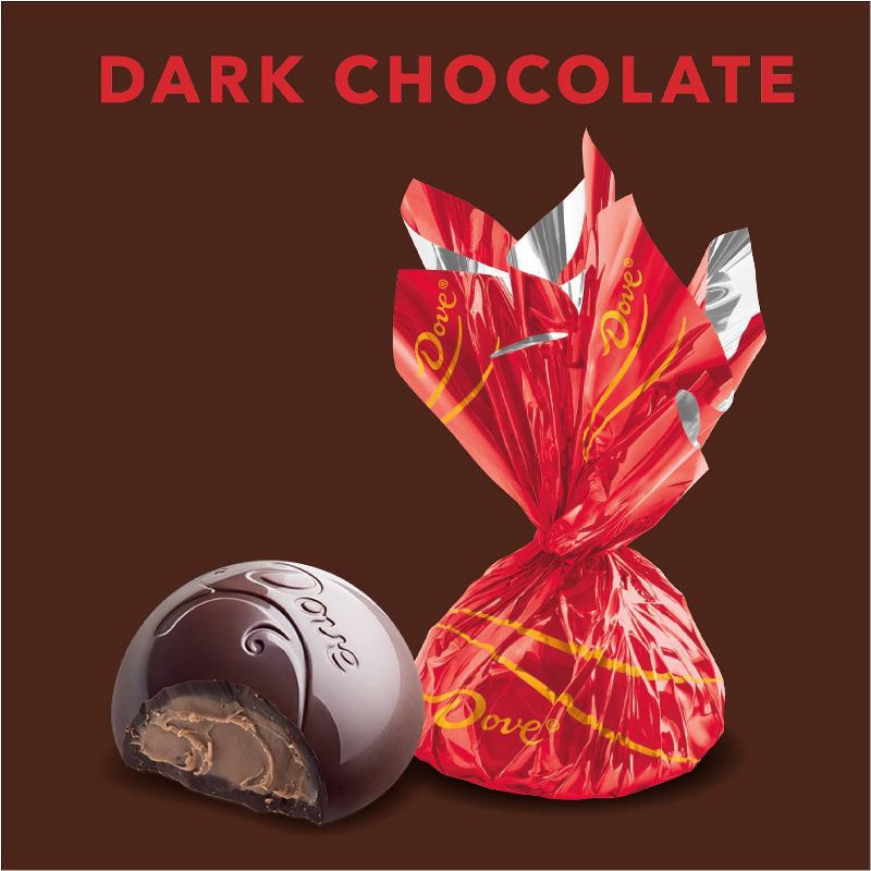 slide 3 of 8, Dove Chocolate Dove Christmas Dark Chocolate Truffle Gift Tube - 6oz, 6 oz