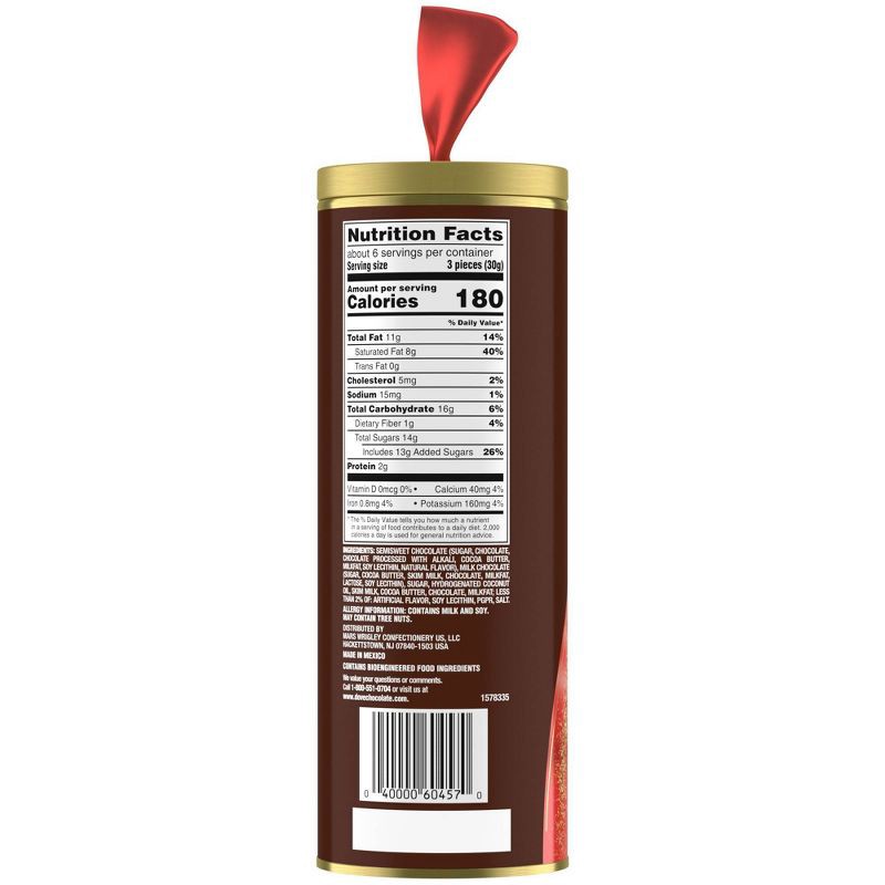 slide 8 of 8, Dove Chocolate Dove Christmas Dark Chocolate Truffle Gift Tube - 6oz, 6 oz