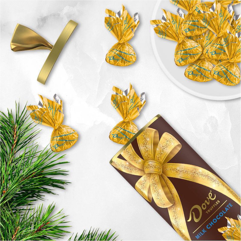 slide 4 of 8, Dove Chocolate Dove Christmas Milk Chocolate Truffle Gift Tube - 6oz, 6 oz