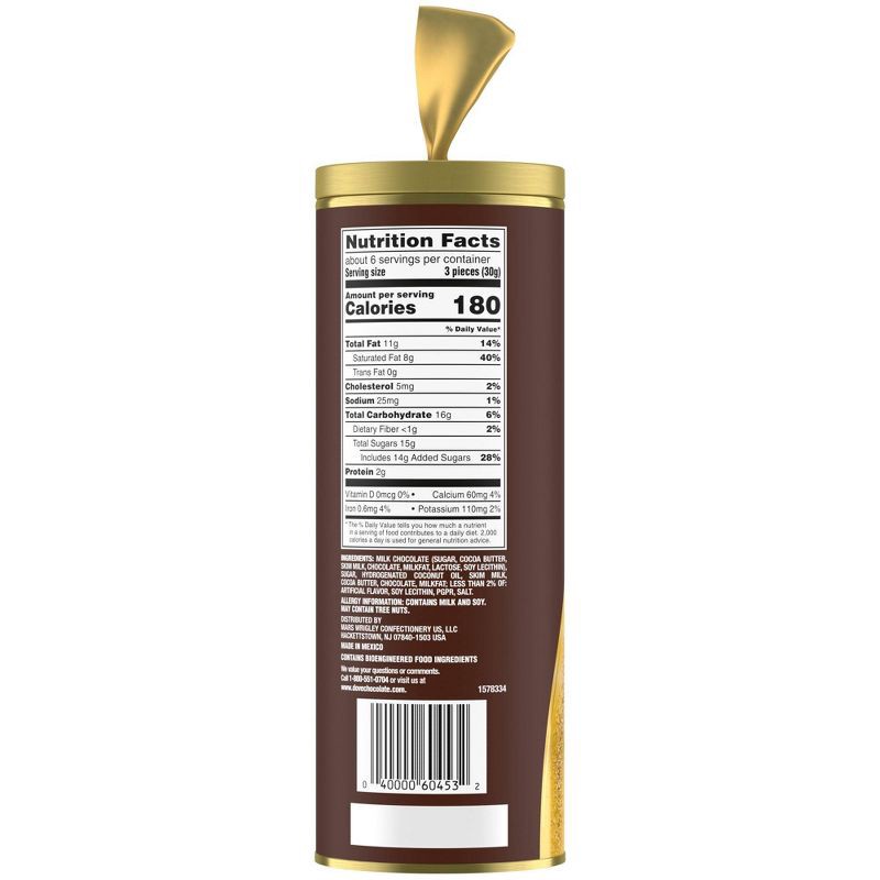 slide 8 of 8, Dove Chocolate Dove Christmas Milk Chocolate Truffle Gift Tube - 6oz, 6 oz
