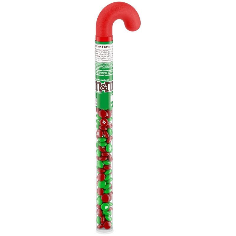slide 9 of 11, M&M's Milk Chocolate Christmas Candy Cane - 3oz, 3 oz