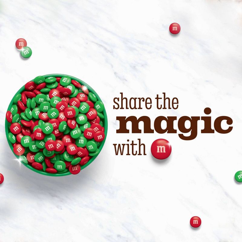 slide 11 of 11, M&M's Christmas Milk Chocolate Candies Holiday Assortment Candy Bag - 10oz, 10 oz