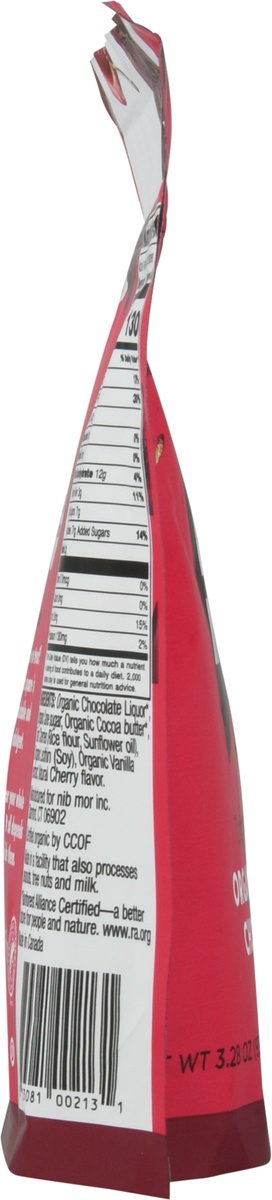 slide 7 of 11, NibMor Nibmor Organic Tart Cherry Dark Chocolate Candy, 3.26 oz