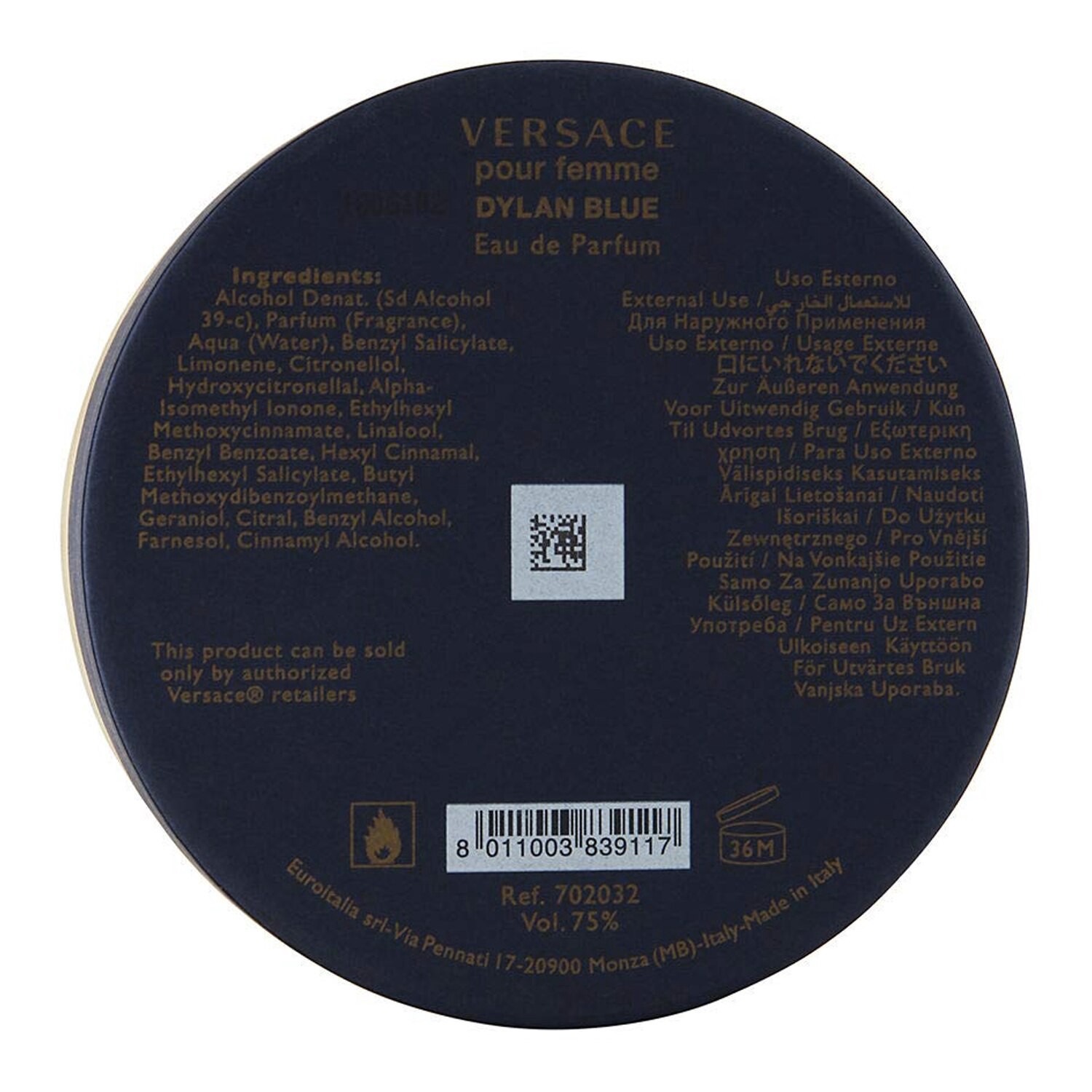 slide 3 of 3, Versace Dylan Blue Femme Eau De Parfum, 1 ct