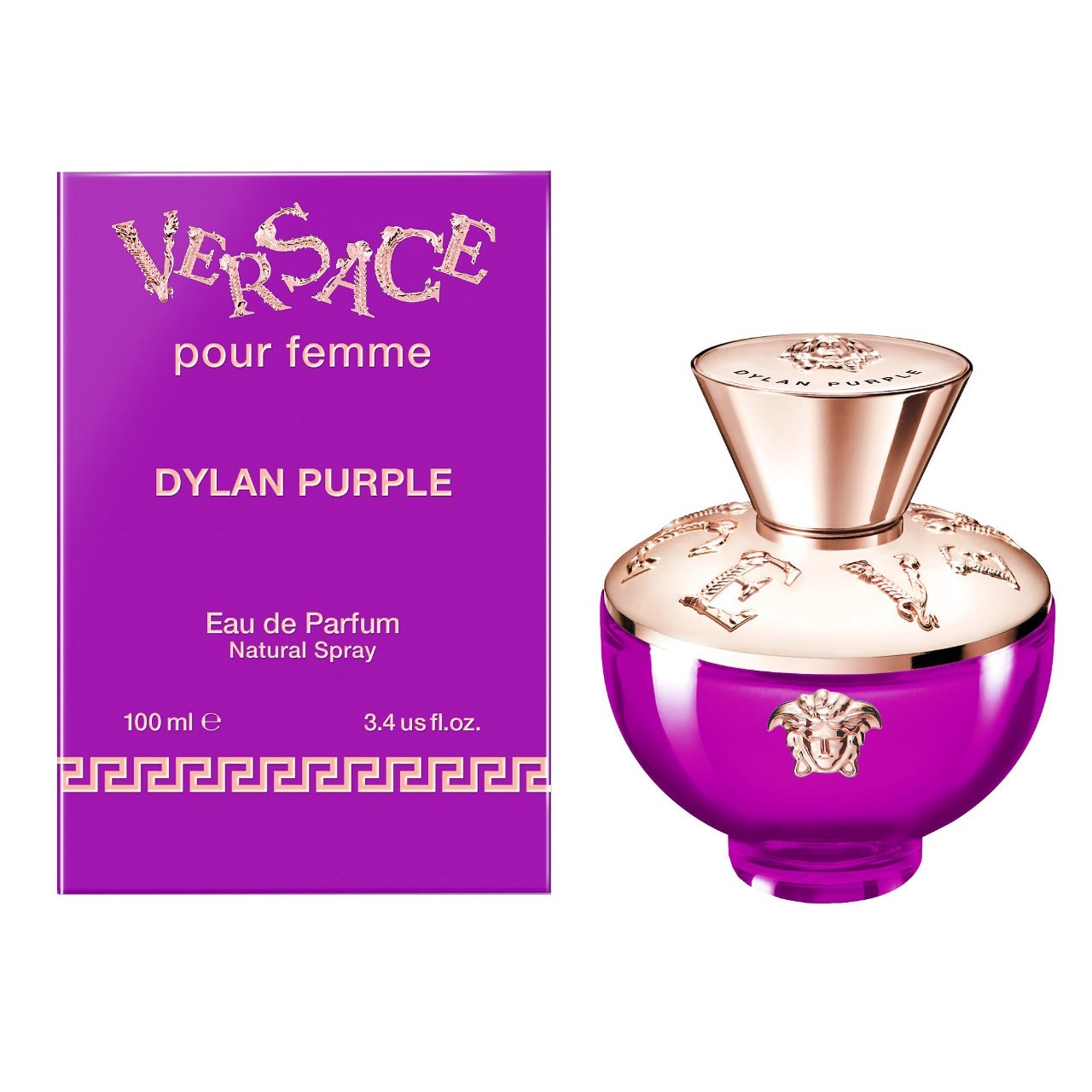 slide 2 of 5, Versace Dylan Purple Eau de Parfum 3.4 oz / 100 mL eau de parfum spray, 