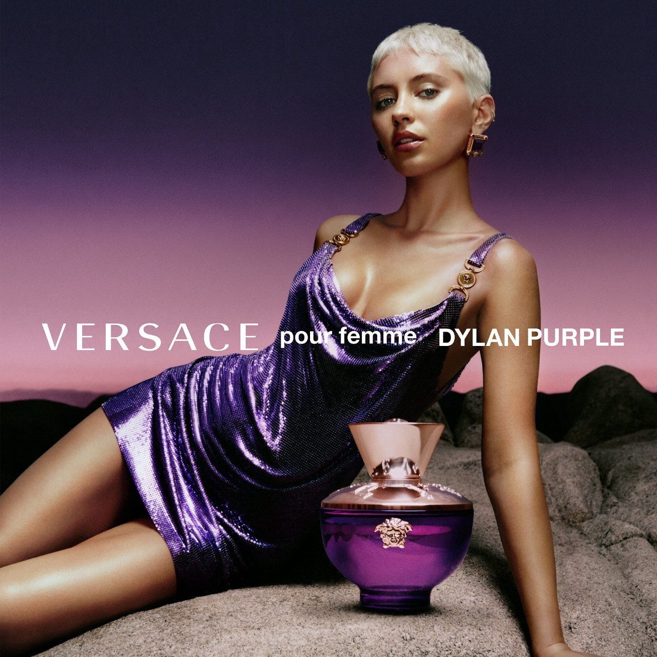 slide 4 of 5, Versace Dylan Purple Eau de Parfum 3.4 oz / 100 mL eau de parfum spray, 