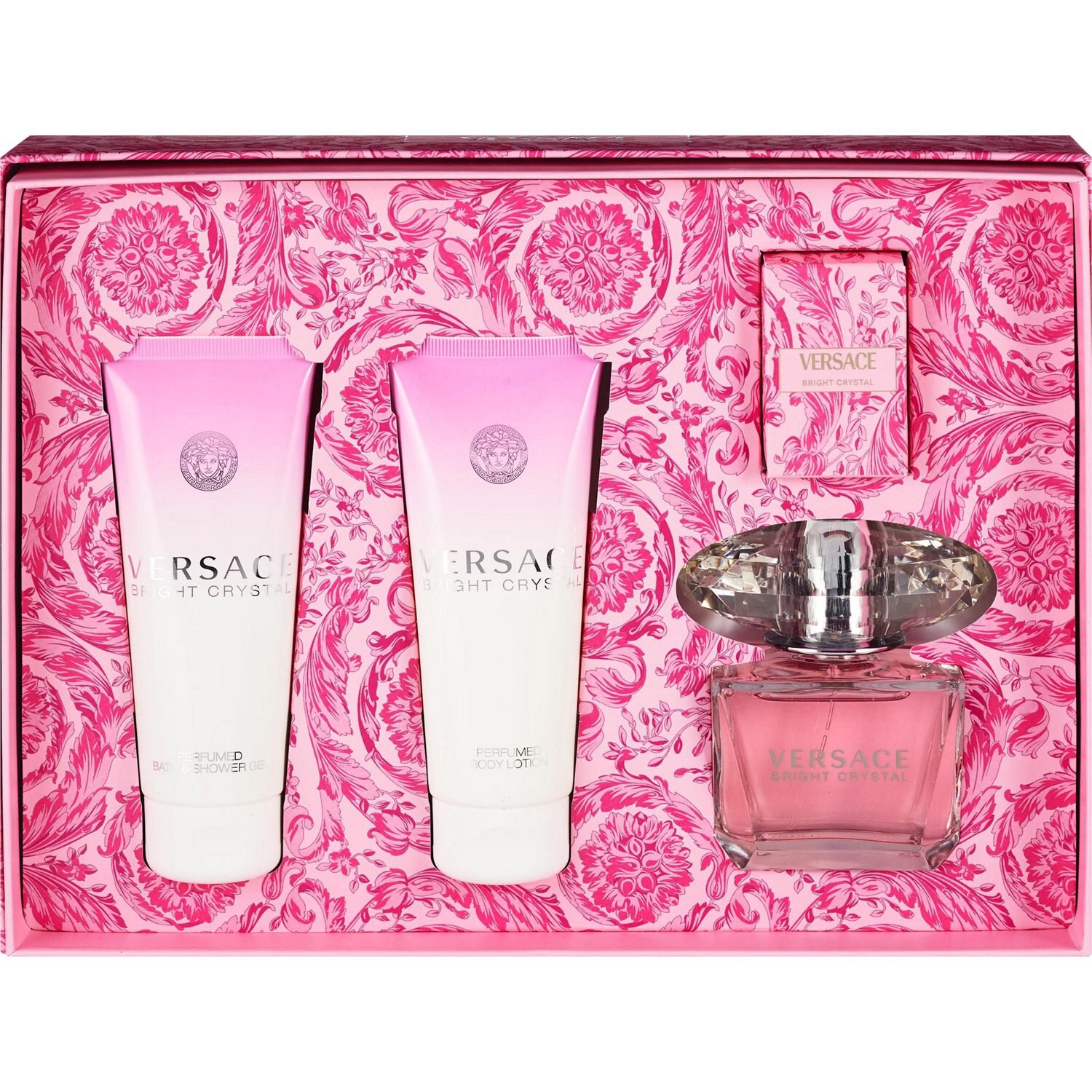 slide 4 of 4, VERSACE COLOGNE Bright Crystal Edt Gift Set, 1 ct